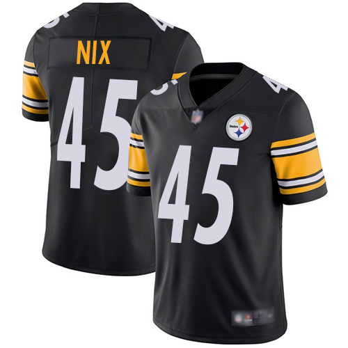 Men Pittsburgh Steelers Football 45 Limited Black Roosevelt Nix Home Vapor Untouchable Nike NFL Jersey